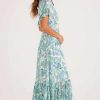 Dresses MINKPINK | Alessia Midi Dress Blue Floral