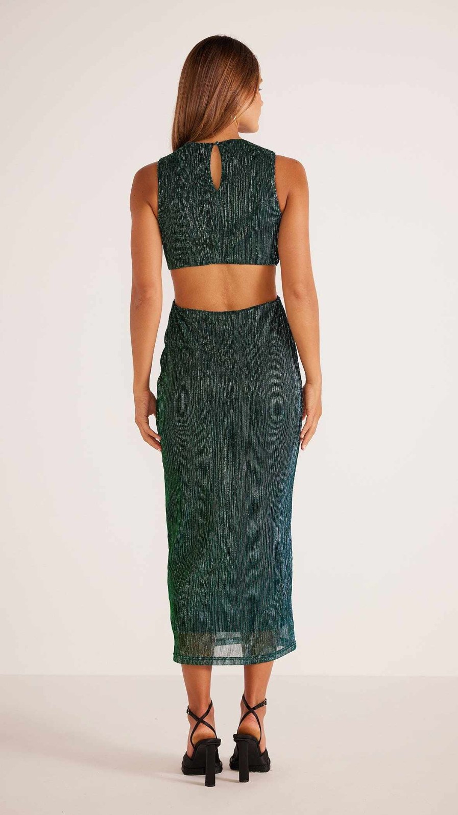 Dresses MINKPINK | Astrid Cut Out Midi Dress Emerald