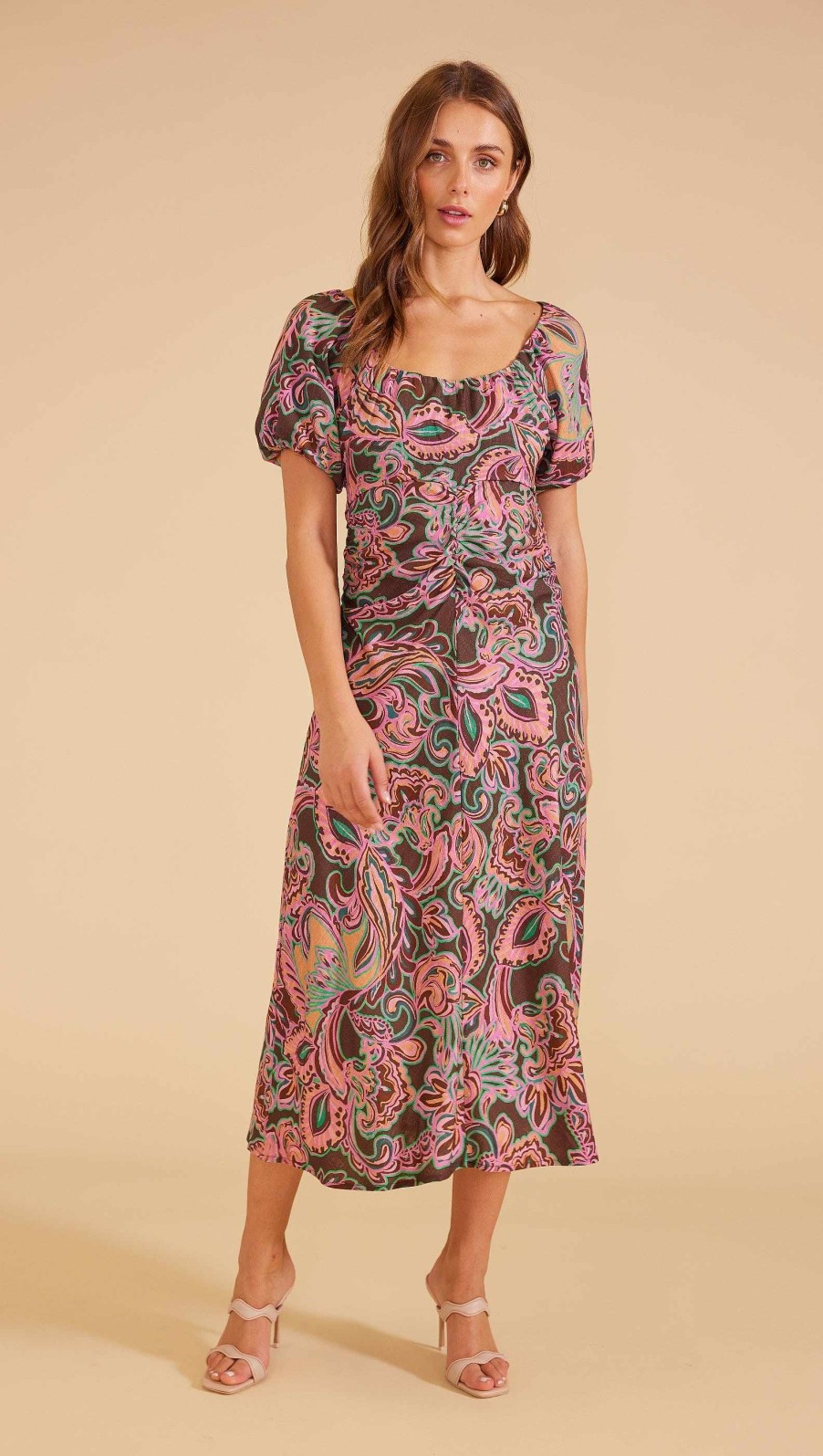 Dresses MINKPINK | Scarlett Midi Dress Scarlett Print