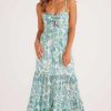 Dresses MINKPINK | Alessia Maxi Dress Blue Floral