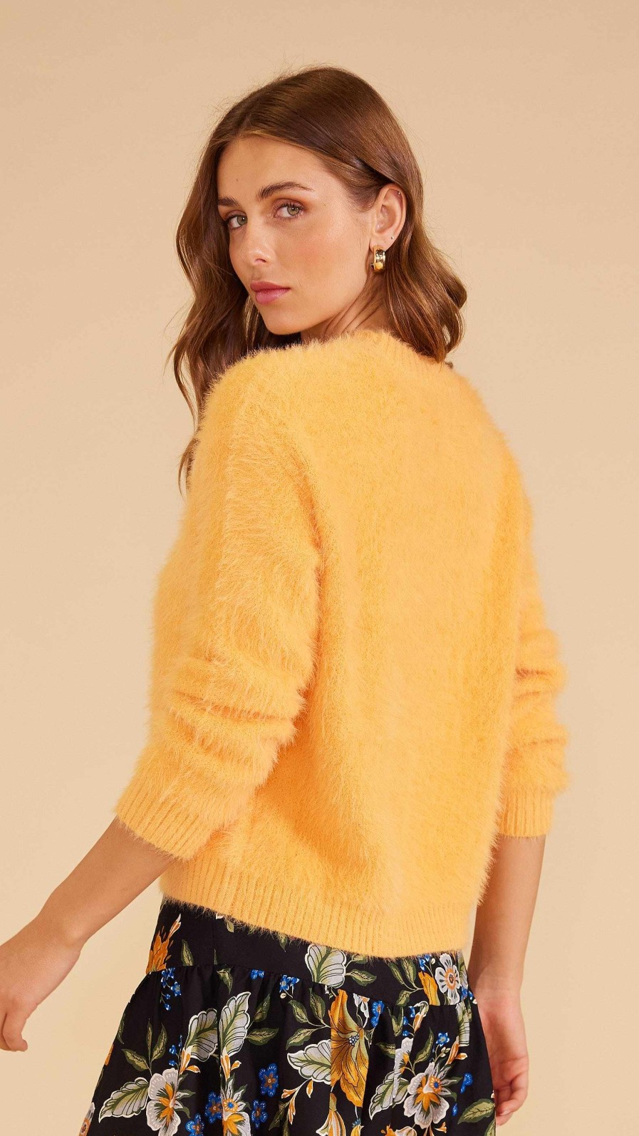 Clothing MINKPINK | Freya Knit Jumper Mango