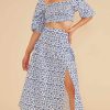 Clothing MINKPINK | Ithica Maxi Skirt Blu