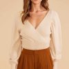 Clothing MINKPINK | Maria Knit Top Cream