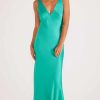 Dresses MINKPINK | Gaia Bias Slip Midi Dress Aquamarine