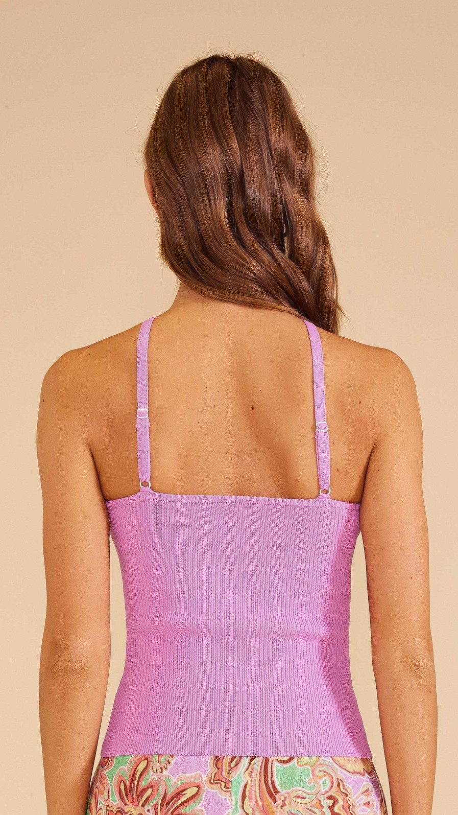 Clothing MINKPINK | Lovita Knit Tank Violet