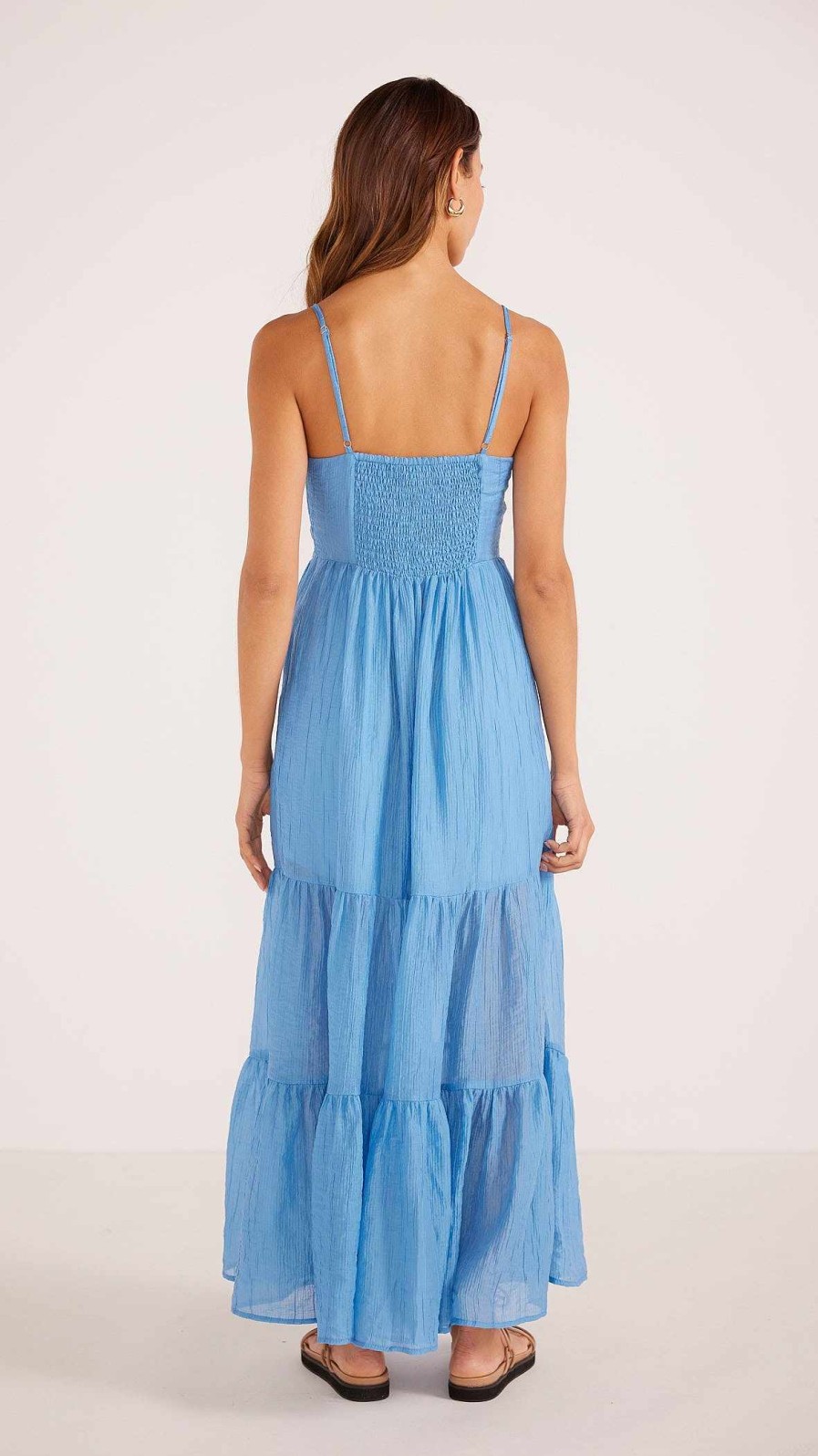 Dresses MINKPINK | Reseda Midi Sundress Ocean Blue