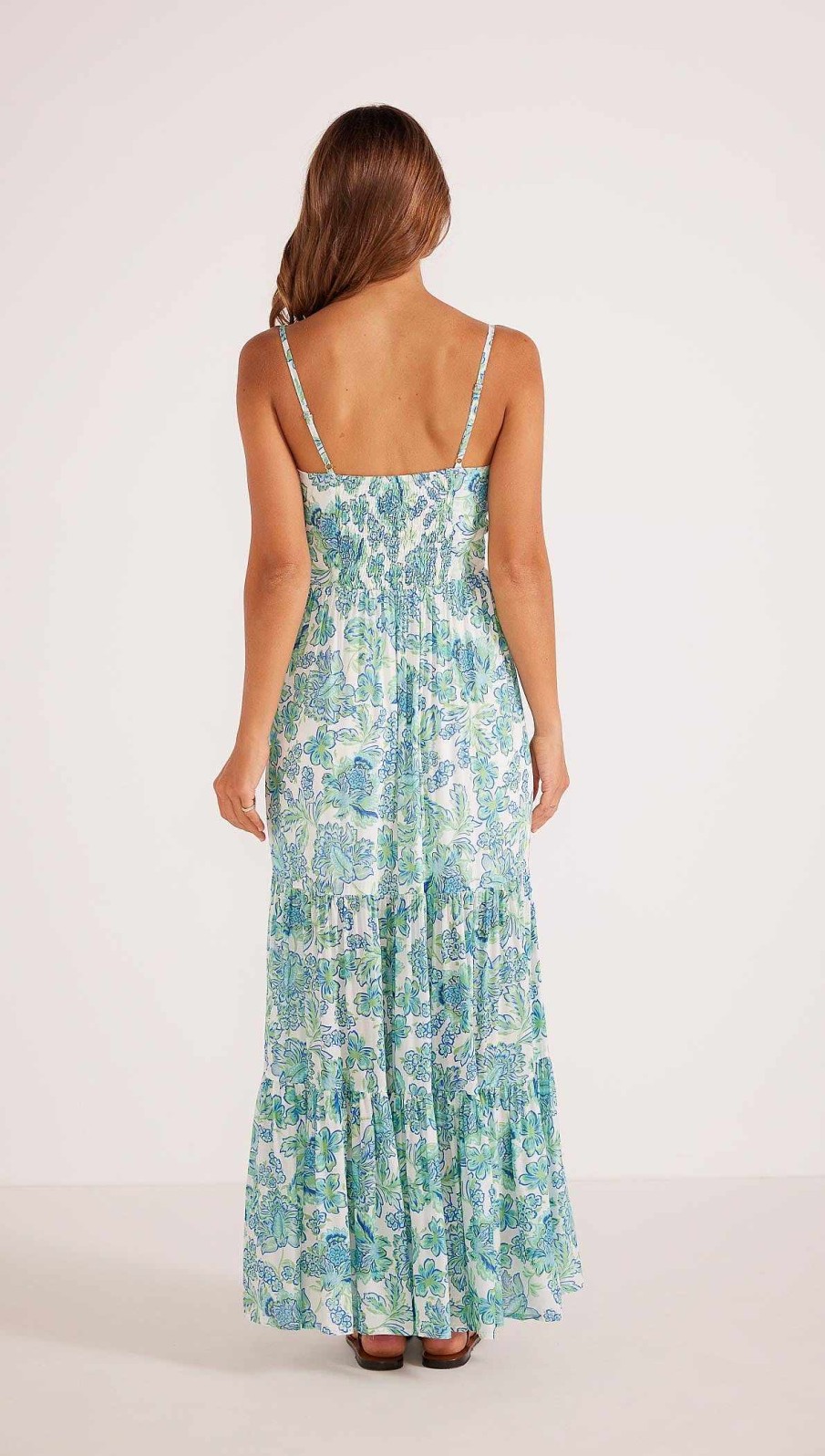 Dresses MINKPINK | Alessia Maxi Dress Blue Floral