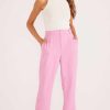 Clothing MINKPINK | Allie Split Hem Pant Pink