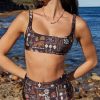 Clothing MINKPINK | Makai Bikini Top Black/Print