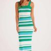 Dresses MINKPINK | Kosa Knit Midi Dress Green