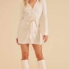 Dresses MINKPINK | Paige Longline Cardigan Dress Oatmeal