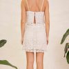 Clothing MINKPINK | Nadiva Crochet Mini Skirt Natural