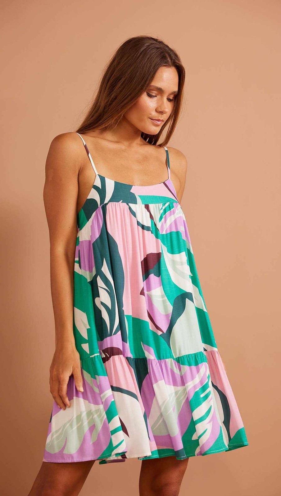 Clothing MINKPINK | Brisa Marina Mini Sundress Tropical