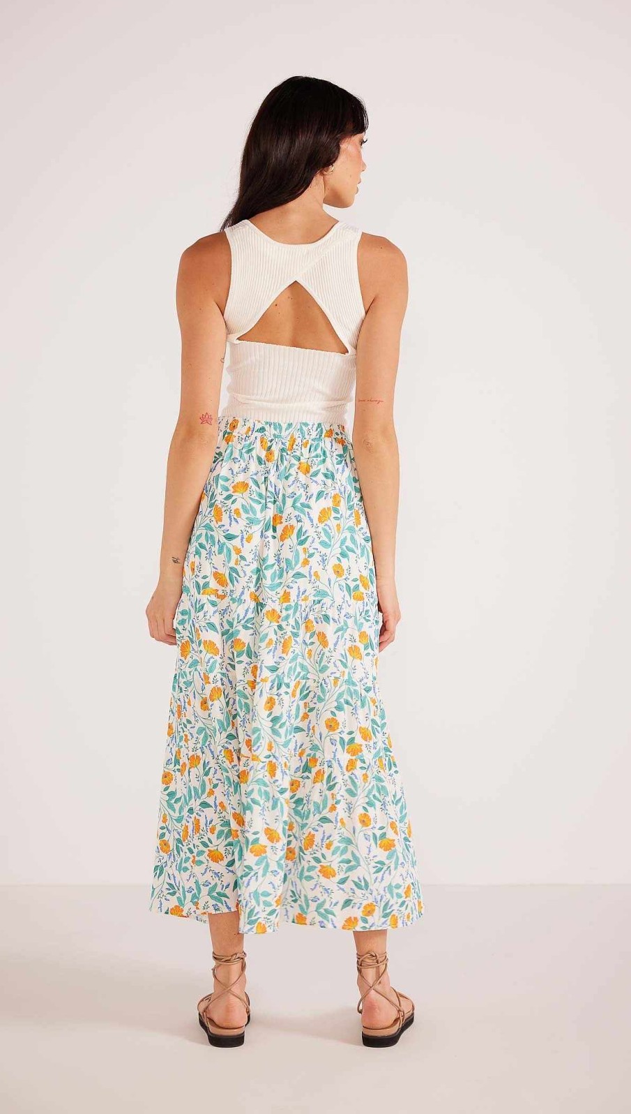 Clothing MINKPINK | Bonnie Maxi Skirt Garden Vine