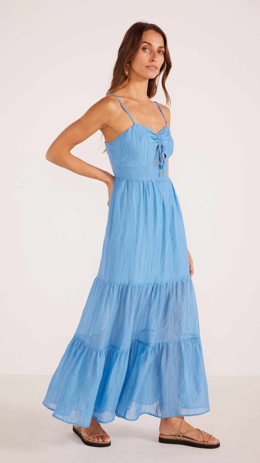 Dresses MINKPINK | Reseda Midi Sundress Ocean Blue