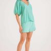 Clothing MINKPINK | Lois Belted Shorts Mint