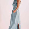 Dresses MINKPINK | Finlay Satin Gown Blue