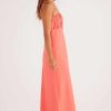 Dresses MINKPINK | Lila Ruched Slip Dress Pink