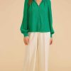 Clothing MINKPINK | Eleanor Blouse Green