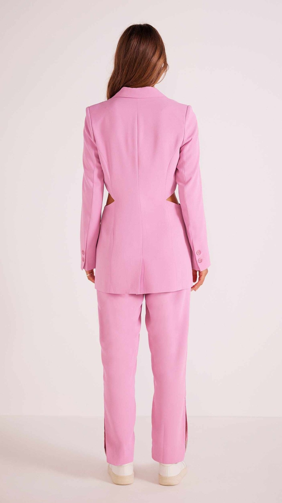 Clothing MINKPINK | Allie Cut Out Blazer Pink