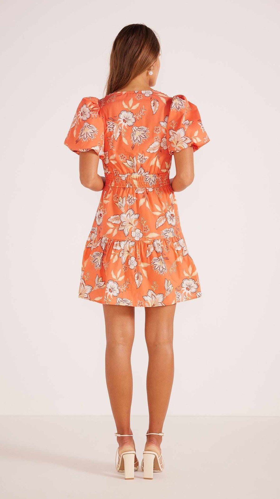 Dresses MINKPINK | Leilani Mini Dress Coral/Floral