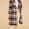 Clothing MINKPINK | Kennedy Wool Blend Coat Kennedy Check