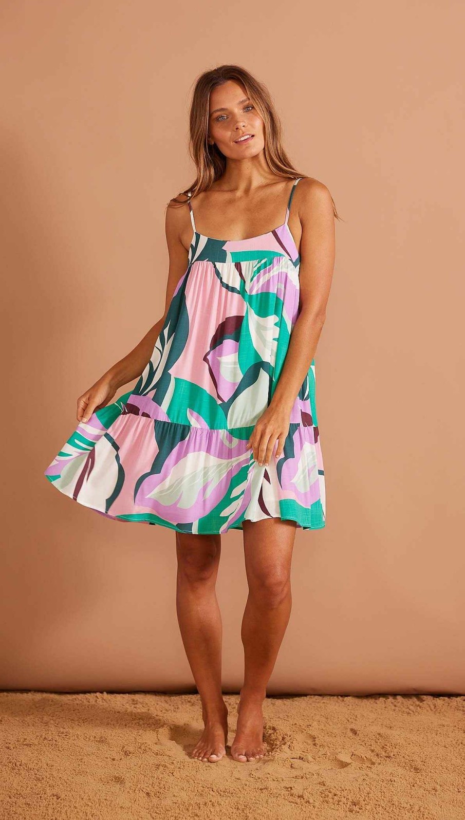 Clothing MINKPINK | Brisa Marina Mini Sundress Tropical