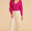 Clothing MINKPINK | Maria Knit Top Pink