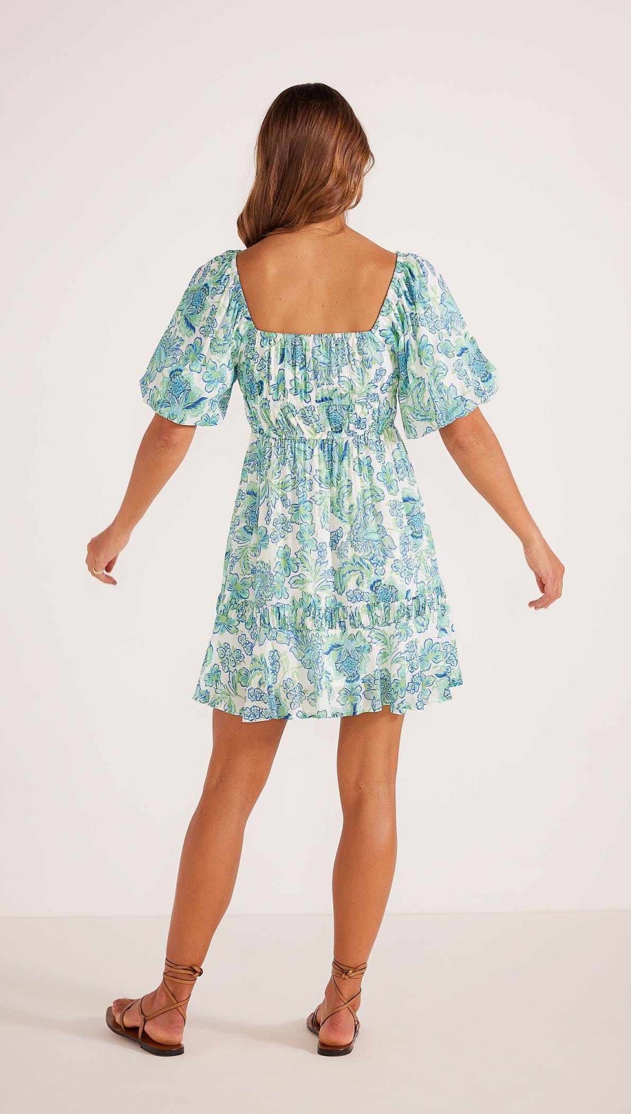 Dresses MINKPINK | Alessia Mini Dress Blue Floral