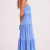 Dresses MINKPINK | Solana Satin Midi Dress Cornflower