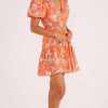 Dresses MINKPINK | Leilani Mini Dress Coral/Floral