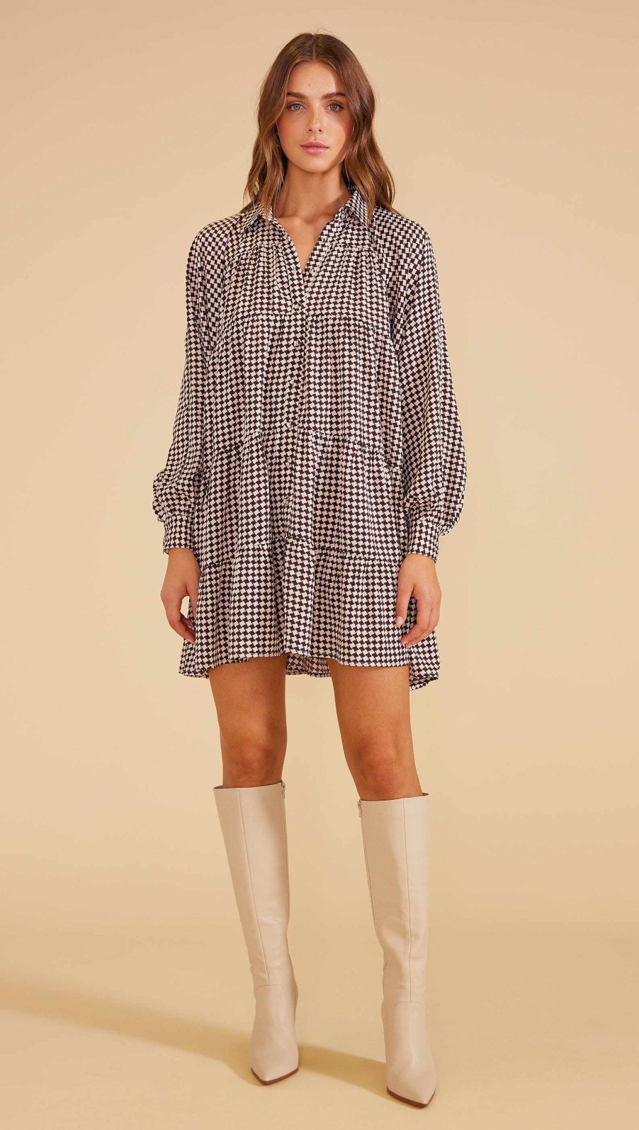 Dresses MINKPINK | Quinley Mini Dress Quinley Check