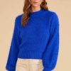 Clothing MINKPINK | Freya Knit Jumper Cobalt