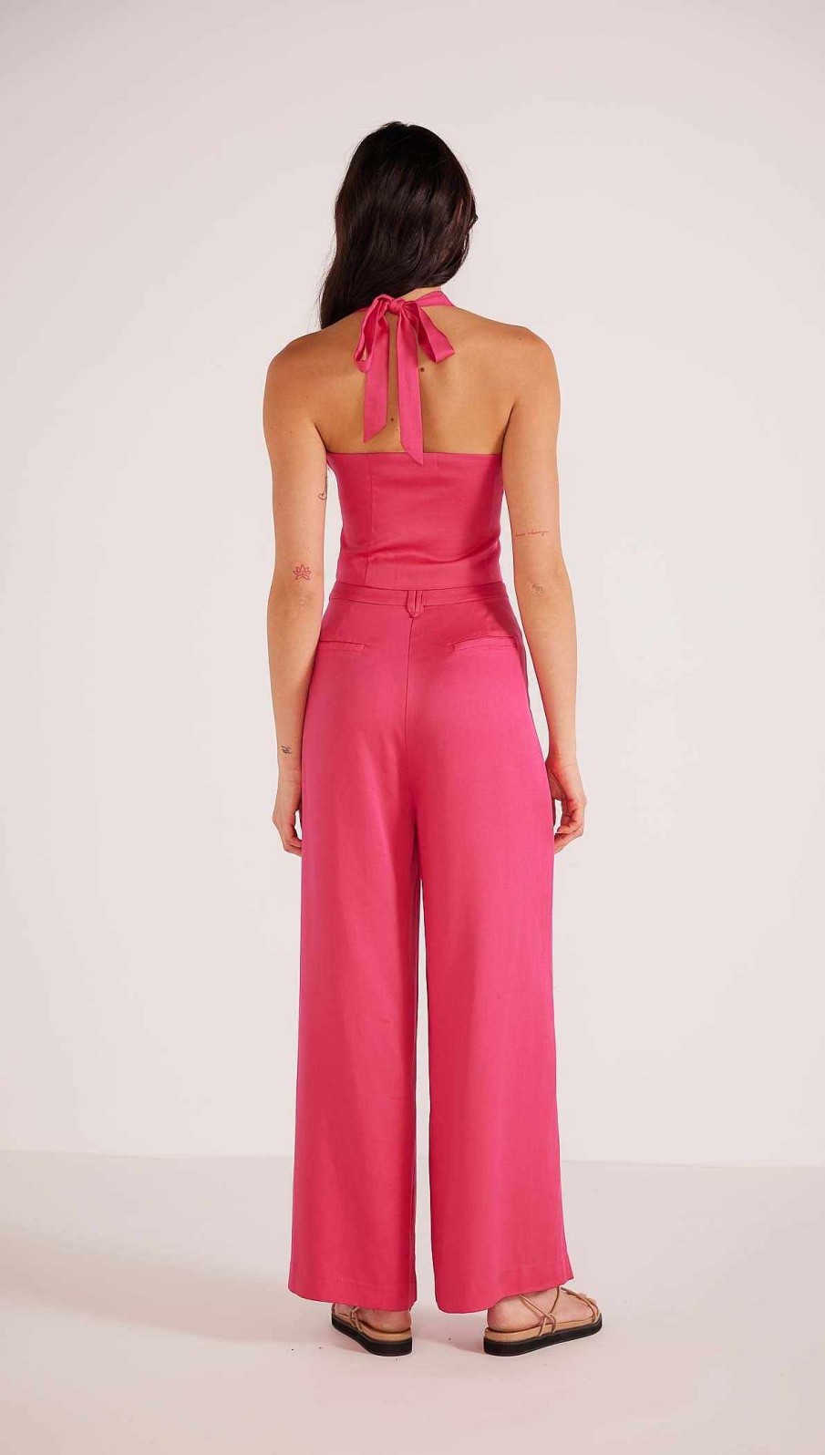 Clothing MINKPINK | Fabella Wide Leg Pant Orchid