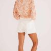 Clothing MINKPINK | Roma Utility Skort Ivory